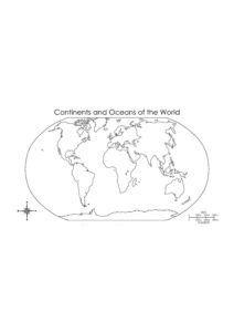 World Physical Map Blank pdf | World Map With Countries