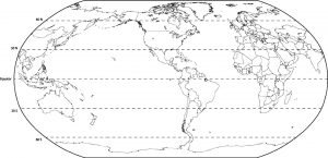 blank world map with latitude and longitude best photos of ks2 within | World Map With Countries