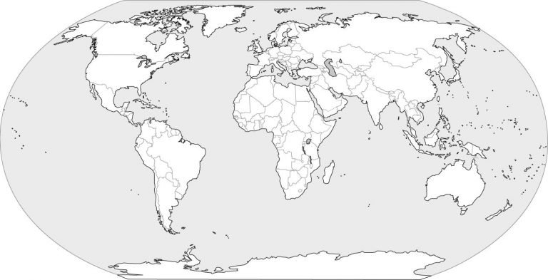 Free Printable World Map Quiz