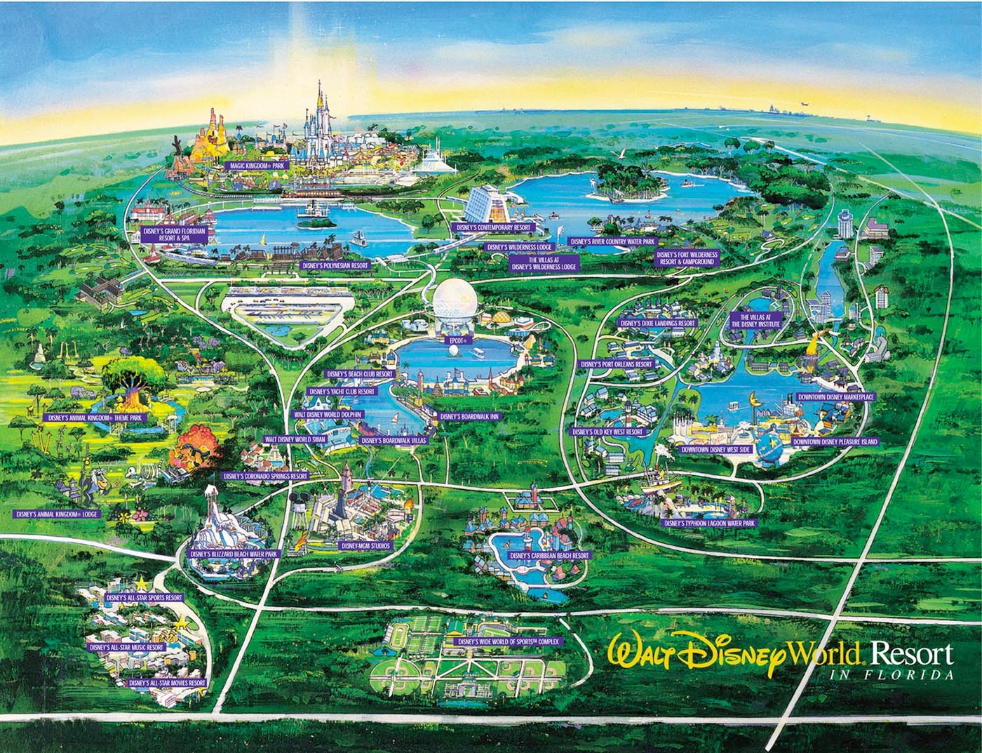 Disney World Interactive Maps