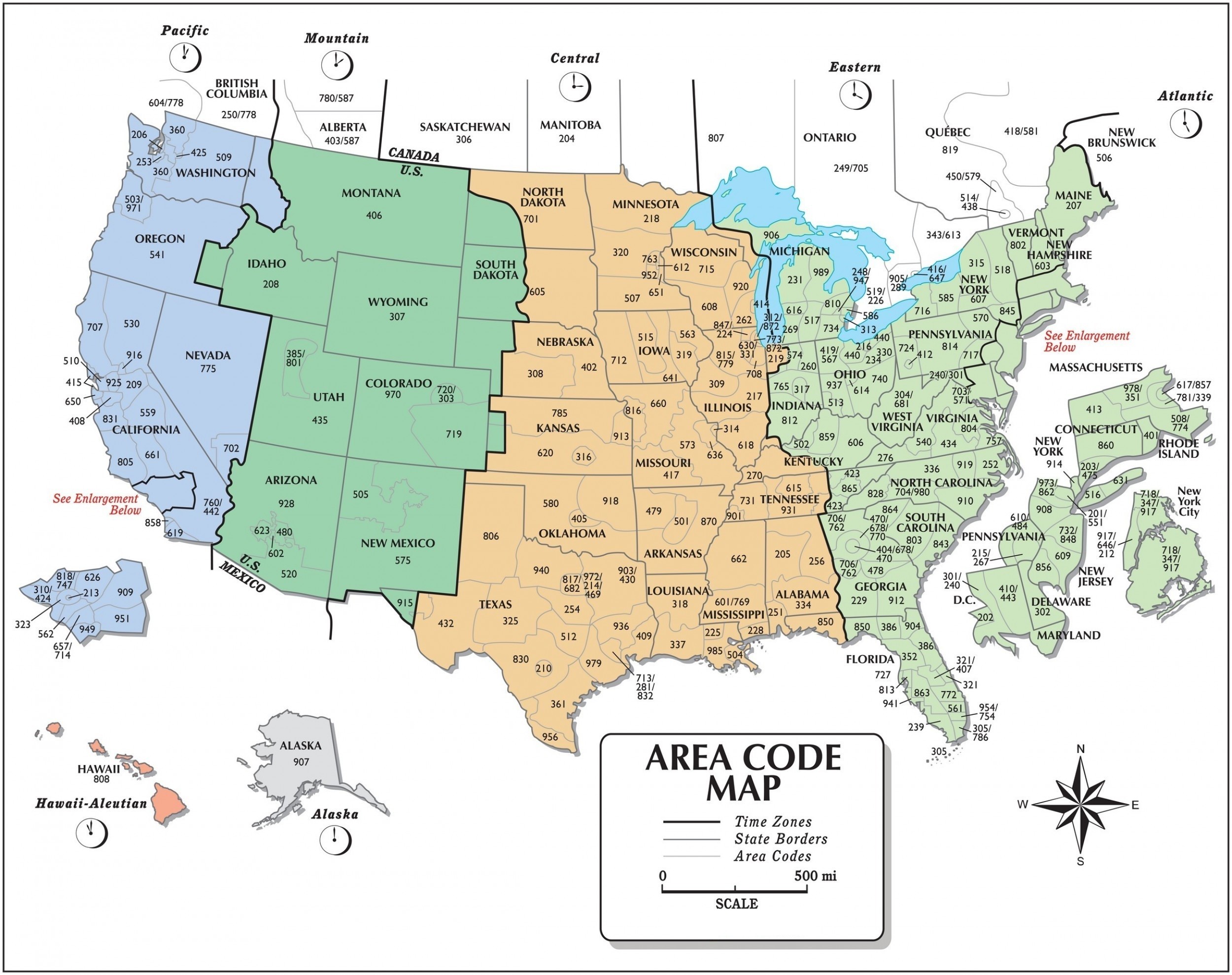 Printable Time Zones Map With State Names,World Time Zone Map PDF