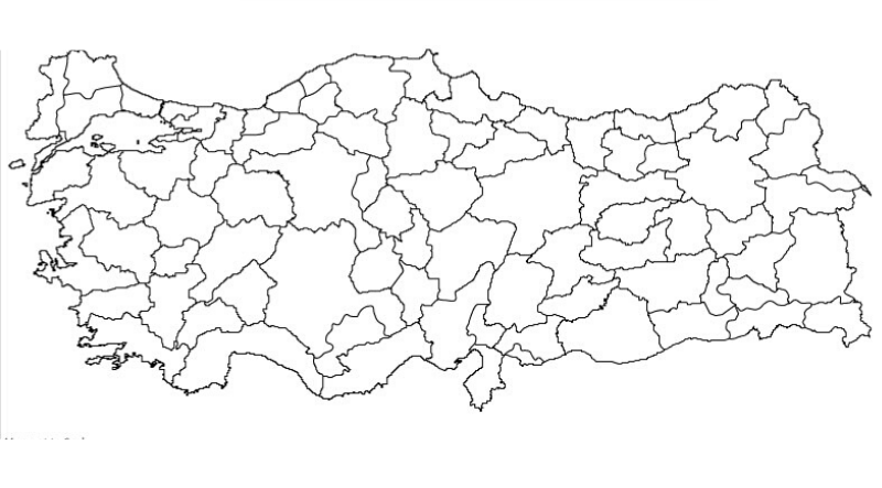 Outline Map of Turkey PDF