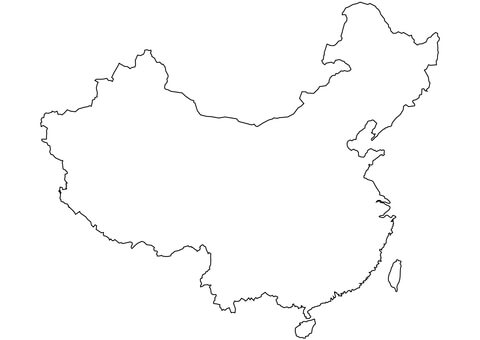 Outline Map of China