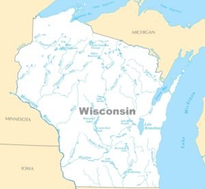 lake map wiscoin | World Map With Countries