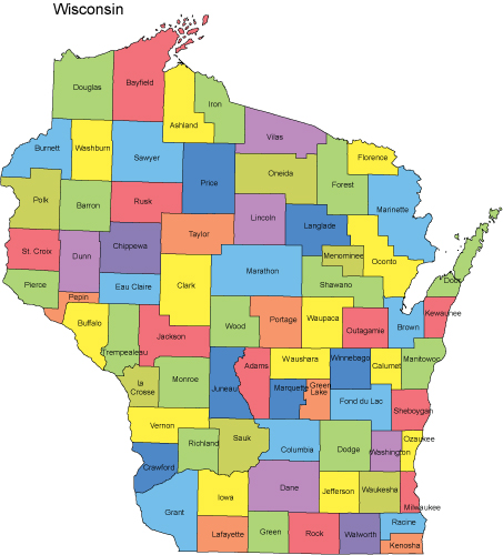 Map of Wisconsin Cities PDF
