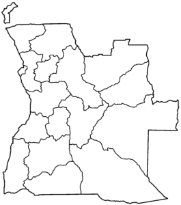 Blank Angola Map | World Map With Countries