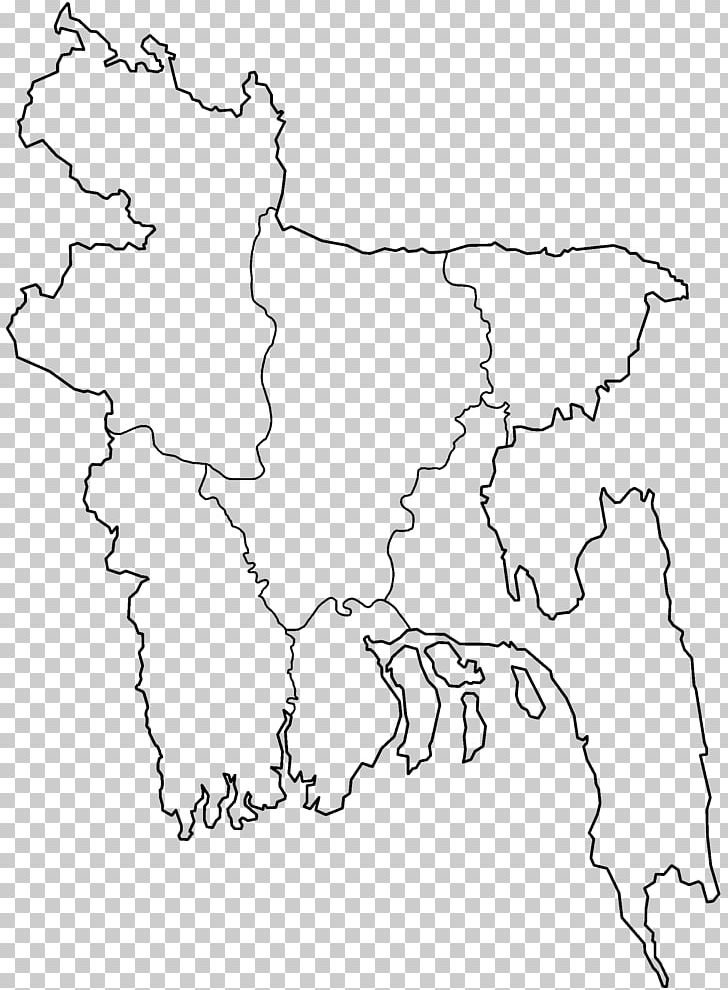 Outline Map of Bangladesh