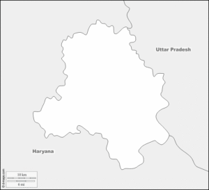 Map of Delhi Blank | World Map With Countries