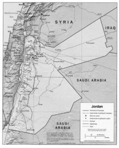 Blank Map of Jordan | World Map With Countries