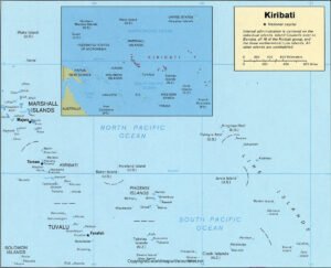 Labeled Map of Kiribati | World Map With Countries