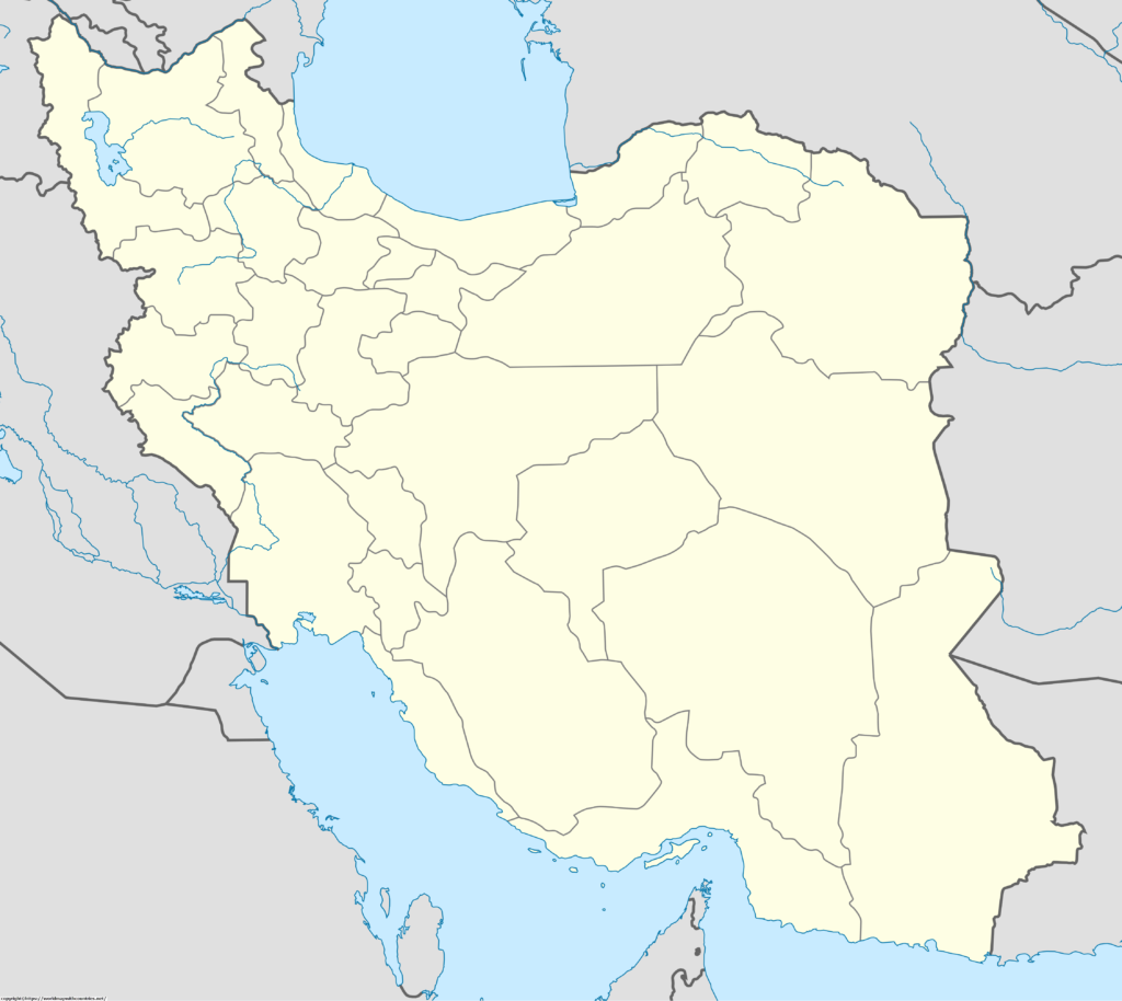 Blank Map Of Iran Outline