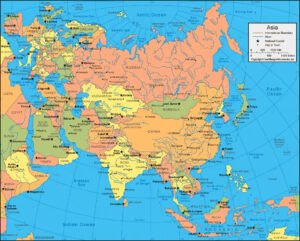map of Asia political | World Map With Countries