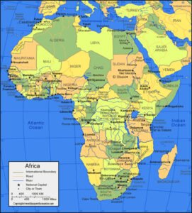 political map of Africa | World Map With Countries