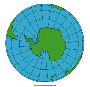 world map with south pole pdf | World Map With Countries