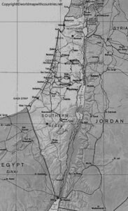 Blank Map of Palestine State | World Map With Countries