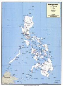 Labeled Map of Philippines pdf | World Map With Countries