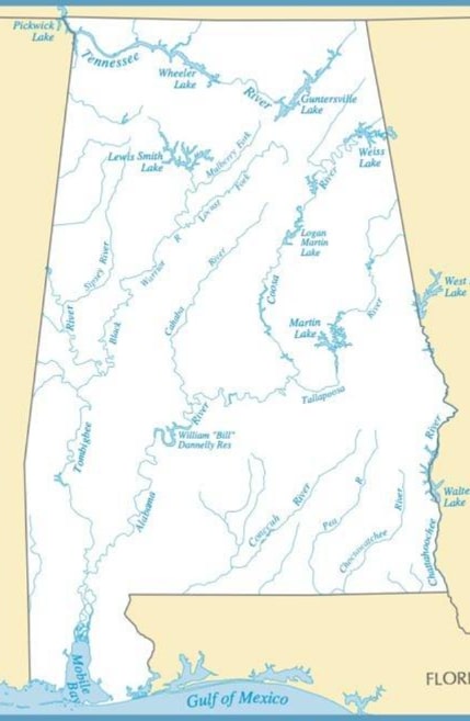 Alabama-rivers-map