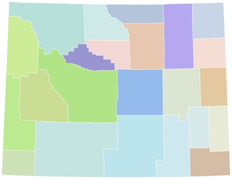 Wyoming-county-map