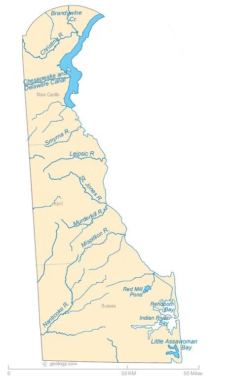 Delaware-rivers-map