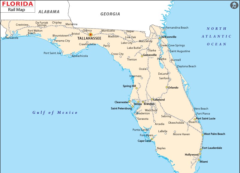 Florida-railroad-map