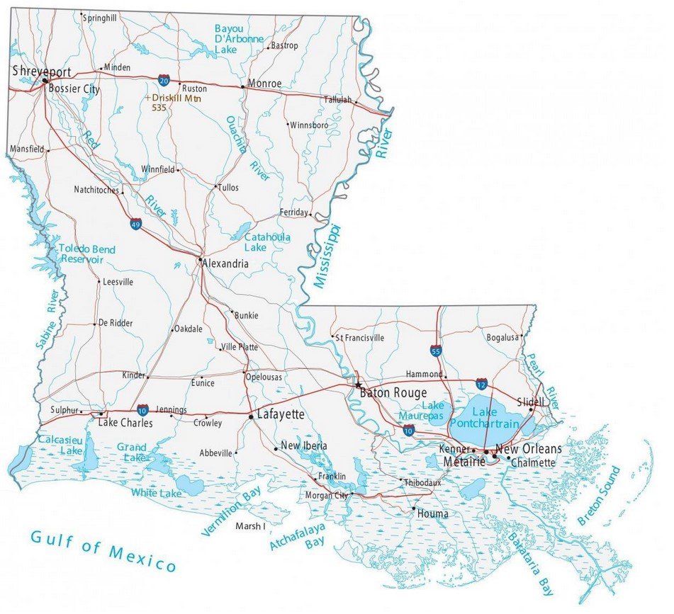 Louisiana-map-with-cities