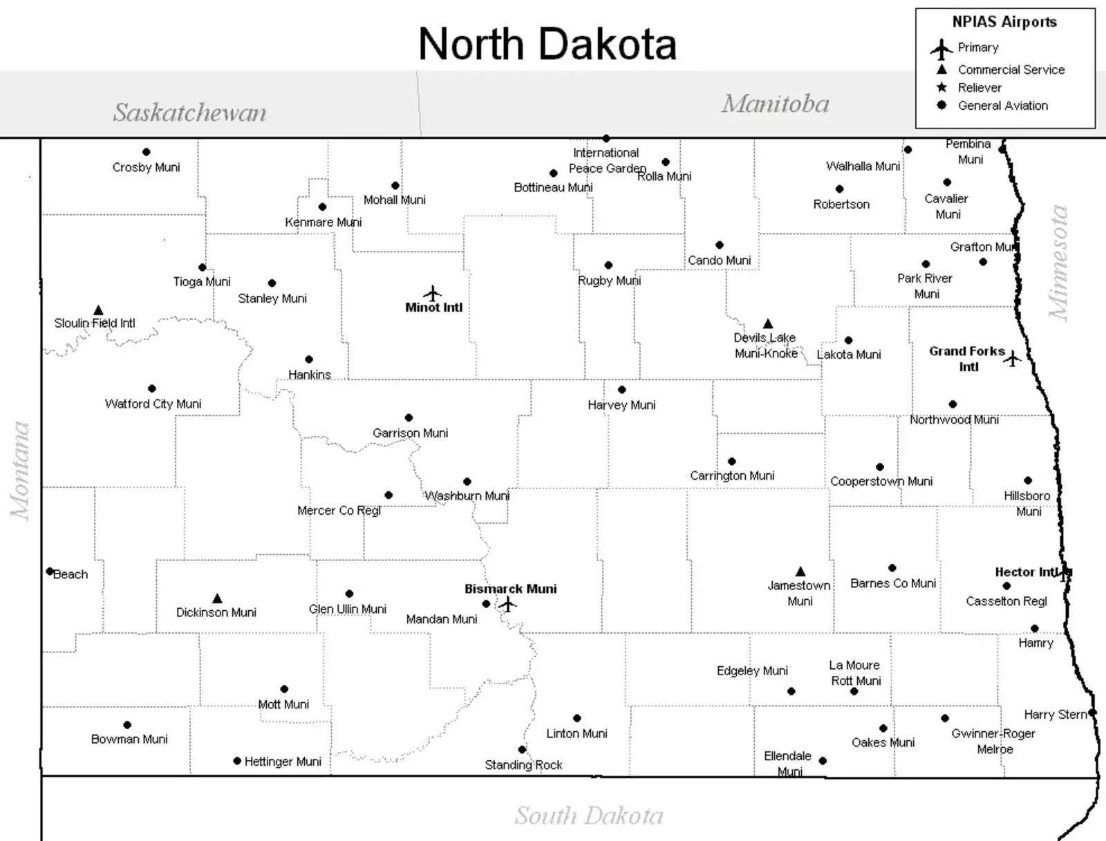 North-dakota-airports