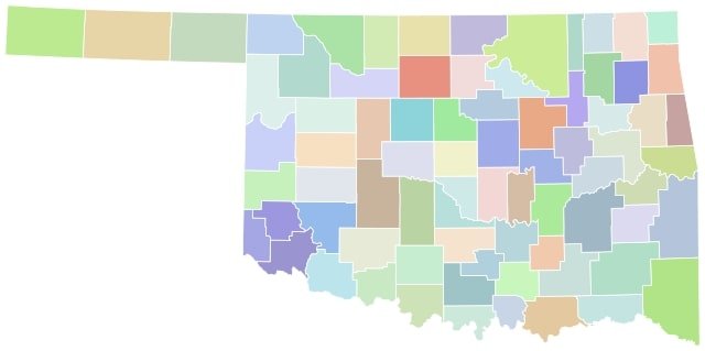 Oklahoma-county-map