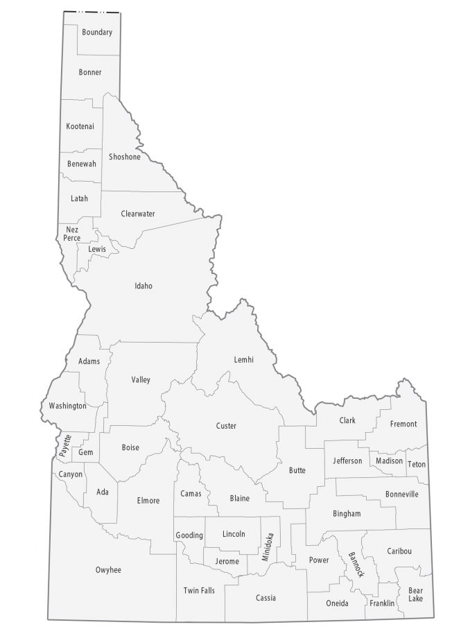 Printable-map-of-idaho