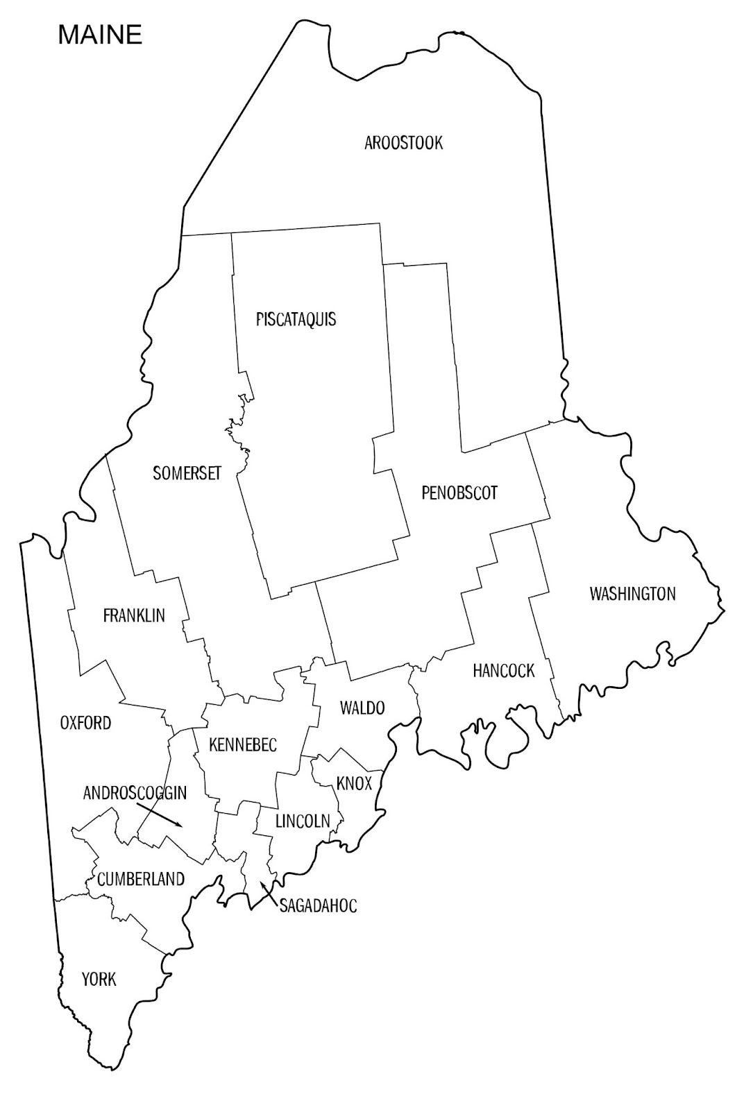 Printable-map-of-maine