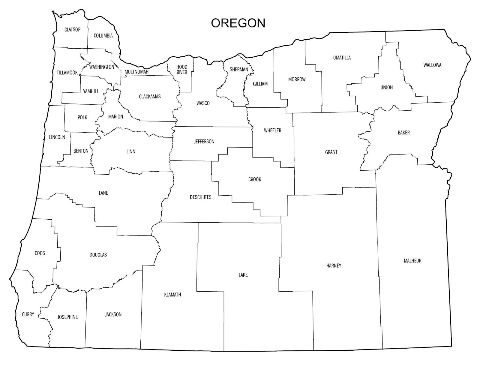 Printable-map-of-oregon