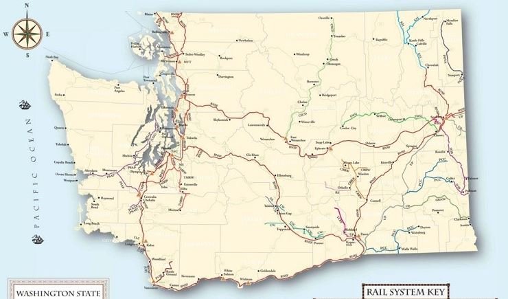 Washington-railroad-map