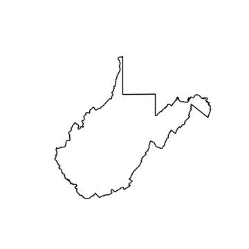 West-virginia-outline