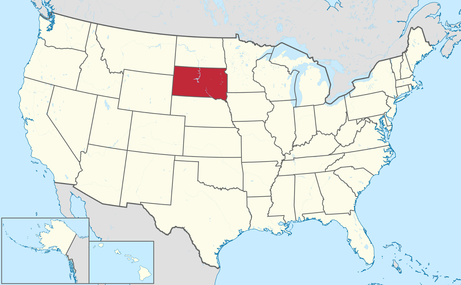 Where-is-south-dakota-located