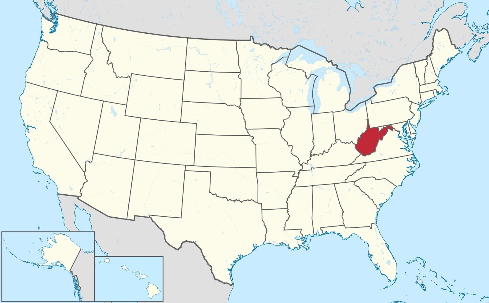 Where-is-west-virginia-located