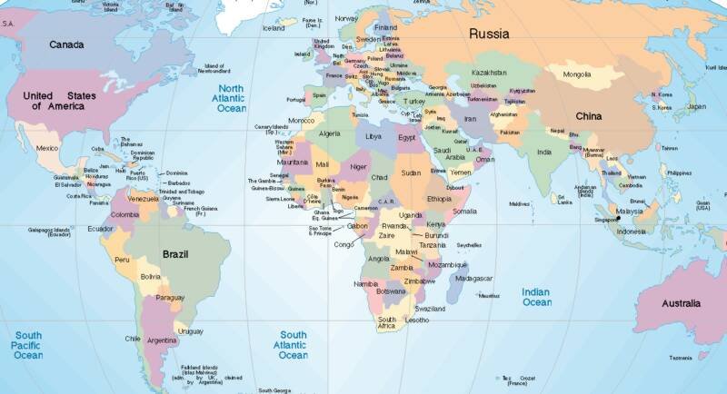 world map with all countries pdf World Map With Countries world map with all countries pdf