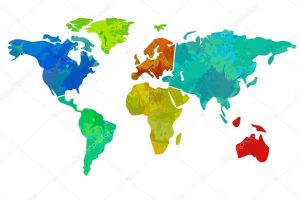 depositphotos 53922155 stock photo colourful world map | World Map With Countries