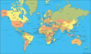 world map | World Map With Countries