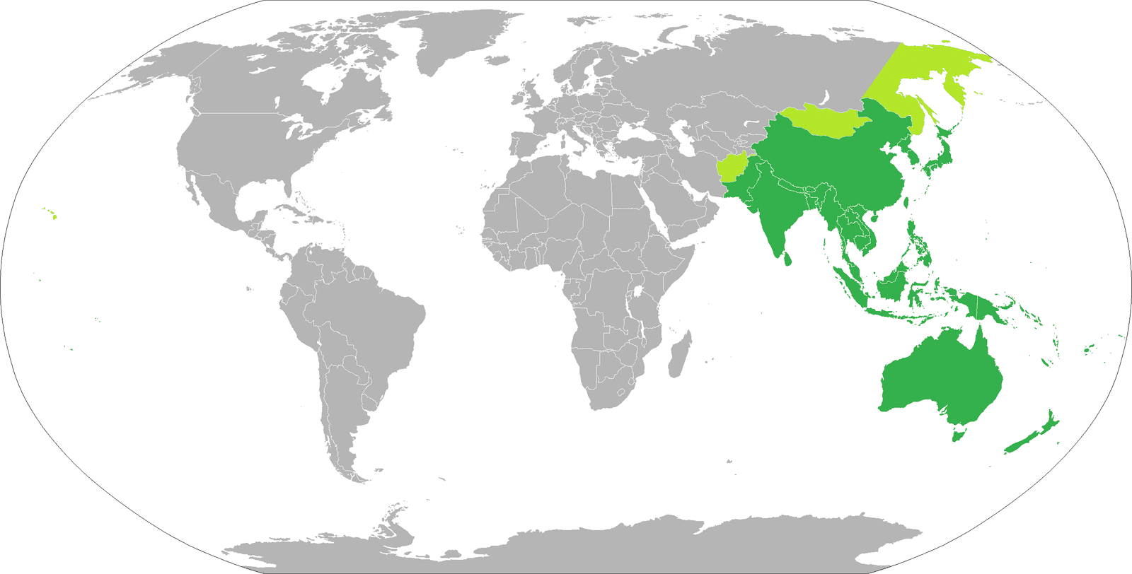 R Plot Map Asia Pacific Countries 