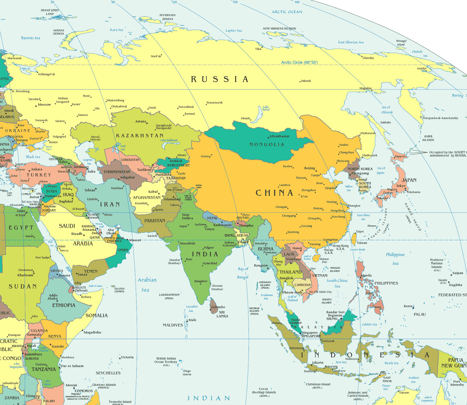 South Asia Map Quiz