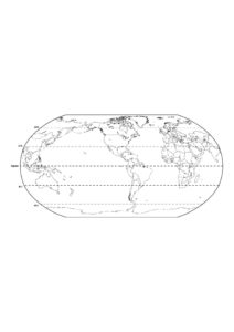 Blank Printable World Map With Latitude And Longitude | World Map With ...