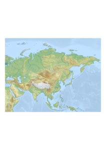 Printable Blank Map of Asia pdf | World Map With Countries