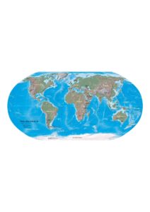 Printable World Physical Map Outline pdf | World Map With Countries