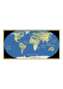 World Map Labeled Continents pdf | World Map With Countries