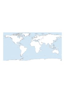 World Physical Map Printable pdf | World Map With Countries