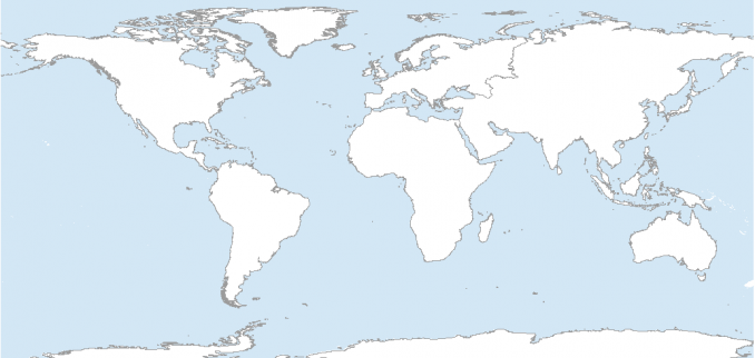 World Physical Map Printable