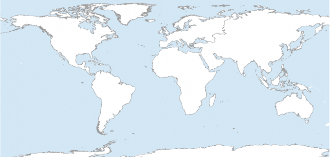 5 Free Large Printable Blank World Physical Map HD In PDF World Map 