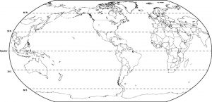 blank world map with latitude and longitude best photos of ks2 within | World Map With Countries