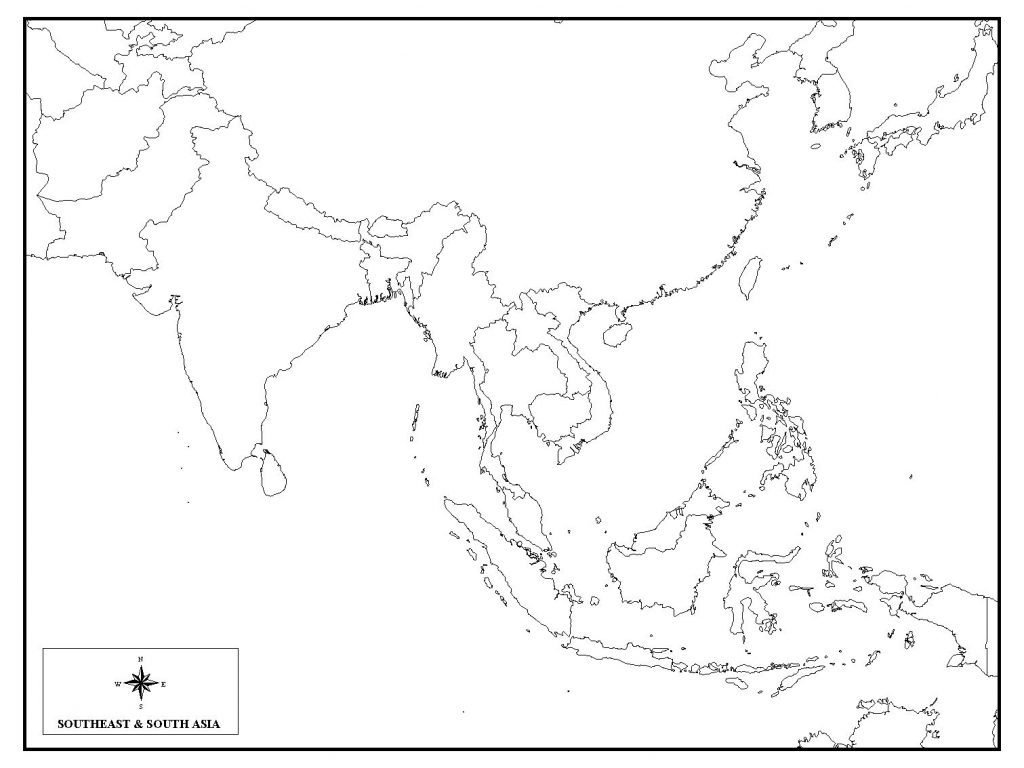 Southwest Asia Blank Map