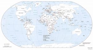large political map of the world 1995 | World Map With Countries