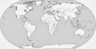 Blank Political World Map